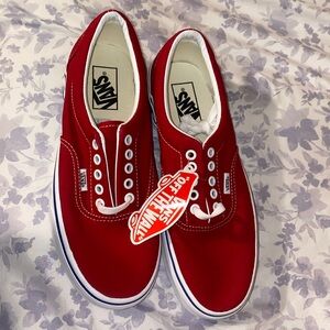 NEW Vans Red Sneaker Men’s Size 8 Women’s 9.5